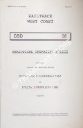 Book cover of Periodical Operating Notice containing General Instructions and Notices, 3 December 1994 to 3 February 1995 by Railtrack West Coast